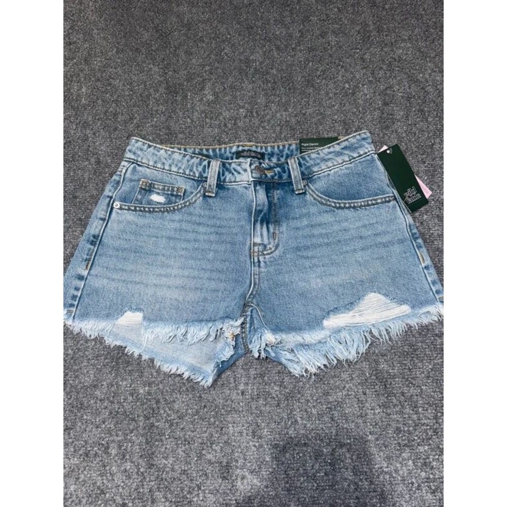 Denim Shorts Mid Rise Womens Size 2